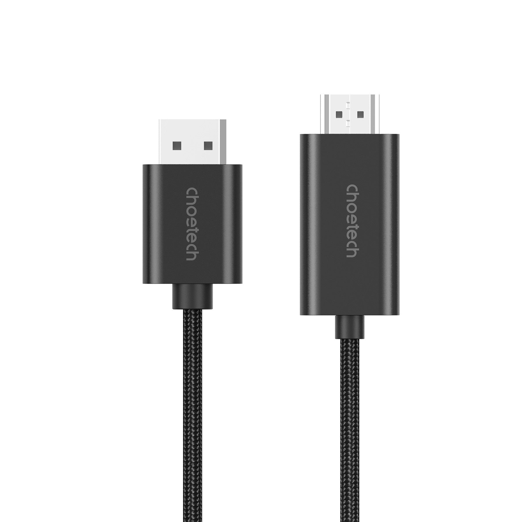 CHOETECH XDH01 4K 60Hz DisplayPort Male to HDMI Male Braided Cable 2M - NuSea